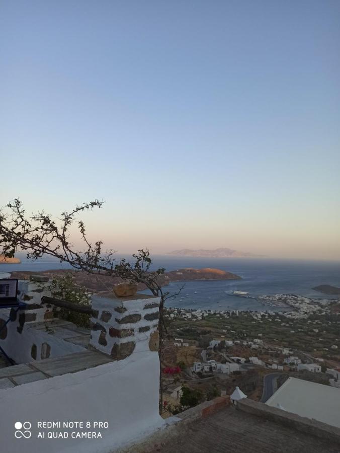 Traditional Stone House With Breathtaking View Serifos Town Exterior foto
